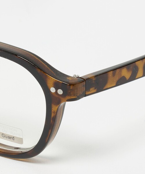 green label relaxing（グリーンレーベルリラクシング）の「クラウンパント フルリム クリアレンズ メガネ（メガネ・レディース・ブラック/ブラウン系・FREE）」の10枚目の写真