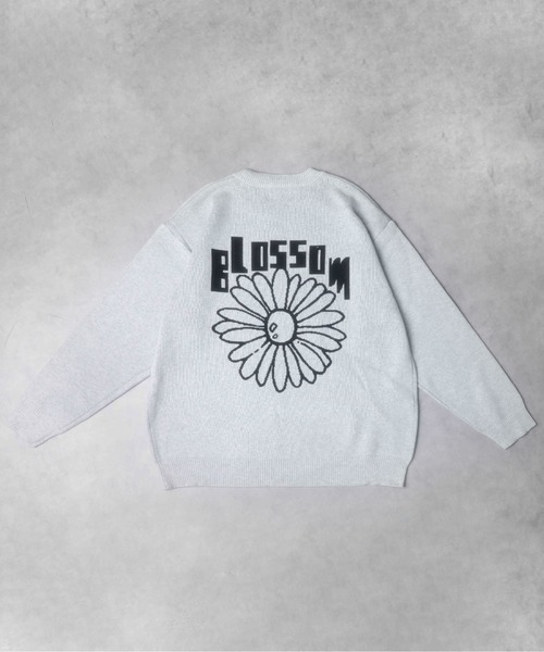 セール】【SR】【it】【ATELANE】アクリルコットンWジャガードクルー