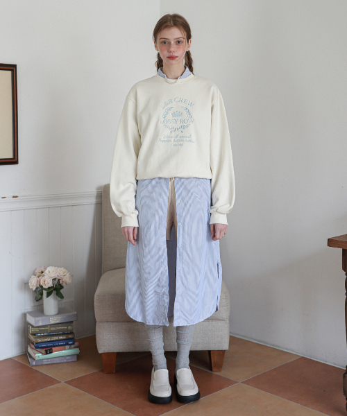 LOSSYROW（ロッシロー）の「L&R CREW Logo sweatshirt  Cream（スウェット・レディース・その他・FREE）」の4枚目の写真