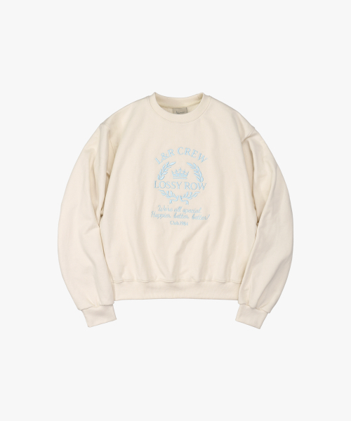 LOSSYROW（ロッシロー）の「L&R CREW Logo sweatshirt  Cream（スウェット・レディース・その他・FREE）」の5枚目の写真