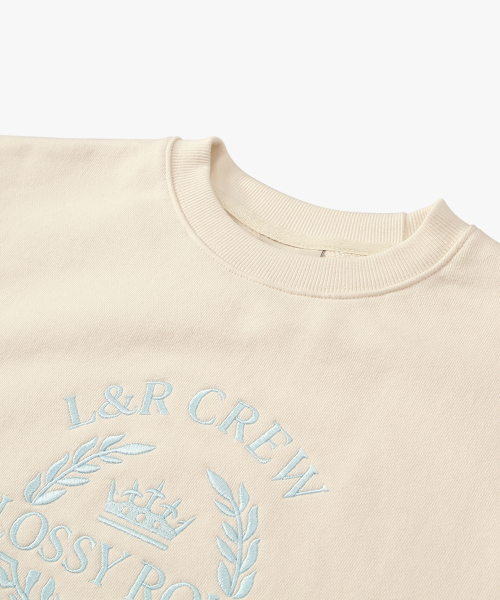 LOSSYROW（ロッシロー）の「L&R CREW Logo sweatshirt  Cream（スウェット・レディース・その他・FREE）」の6枚目の写真