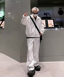 Ressaca（レサーカ）の「オーバーサイズパイピングトラックジャケット＆パンツ セットアップ（ブルゾン）」