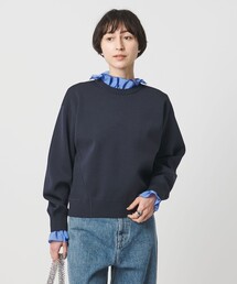 UNITED ARROWS（ユナイテッドアローズ）の「スウェットライク クルーネックニット ‐ウォッシャブル‐（ニット/セーター・レディース）」