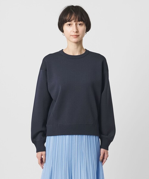 最終価格 ユナイテッドアローズ ニット ネイビー UNITED ARROWS（ユナイテッドアローズ） ウール カシミヤ ミドルゲージ