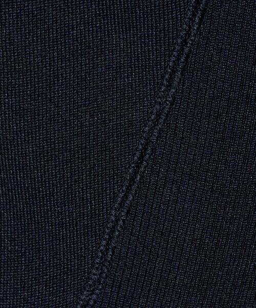 UNITED ARROWS（ユナイテッドアローズ）の「スウェットライク クルーネックニット ‐ウォッシャブル‐（ニット/セーター・レディース・ホワイト/ネイビー/ライトピンク・FREE）」の20枚目の写真