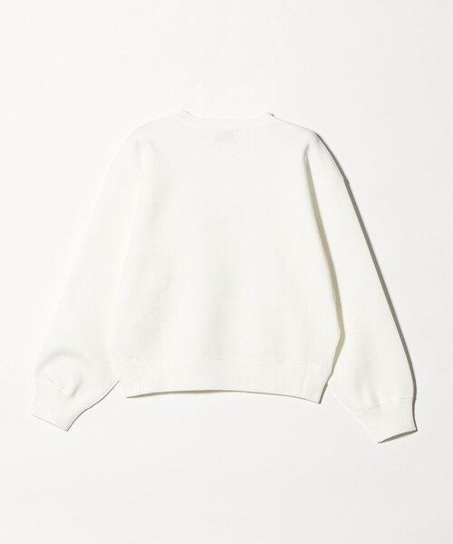 UNITED ARROWS（ユナイテッドアローズ）の「スウェットライク クルーネックニット ‐ウォッシャブル‐（ニット/セーター・レディース・ホワイト/ネイビー/ライトピンク・FREE）」の22枚目の写真