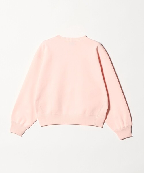 スウェットライク クルーネックニット ‐ウォッシャブル‐（ニット