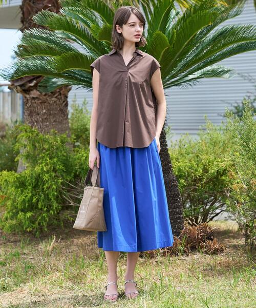 DRESSTERIOR（ドレステリア）の「【otonaMUSE5月号掲載/ウォッシャブル】タックギャザー スカート（スカート・レディース・ブルー系その他/ブラック/ホワイト・34/40/38/36）」の10枚目の写真