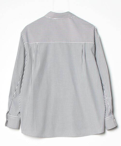 CULLNI(クルニ)の「Stripe Front Fly Embroidery Patch Shirt(シャツ/ブラウス・メンズ・ブラック/ネイビー/ピンク・0/1/2)」の14枚目の写真