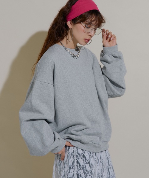bohmal(ボマール)の「【ユニセックスアイテム】ロングスウェット(Tシャツ/カットソー・レディース・グレー/ブラック・LARGE/MEDIUM)」の2枚目の写真