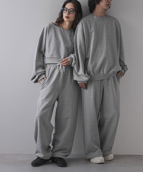 bohmal(ボマール)の「【ユニセックスアイテム】ロングスウェット(Tシャツ/カットソー・レディース・グレー/ブラック・LARGE/MEDIUM)」の3枚目の写真
