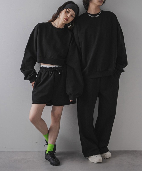bohmal(ボマール)の「【ユニセックスアイテム】ロングスウェット(Tシャツ/カットソー・レディース・グレー/ブラック・LARGE/MEDIUM)」の11枚目の写真