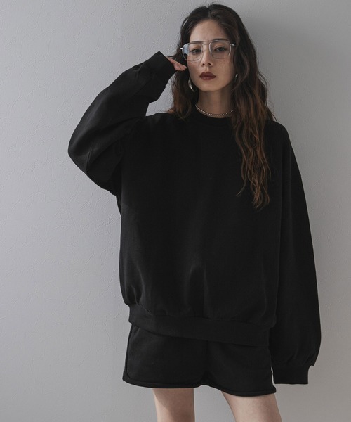 bohmal(ボマール)の「【ユニセックスアイテム】ロングスウェット(Tシャツ/カットソー・レディース・グレー/ブラック・LARGE/MEDIUM)」の13枚目の写真
