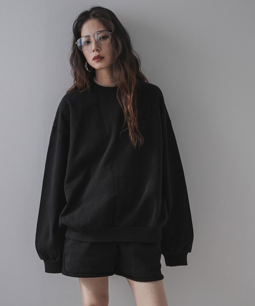 bohmal(ボマール)の「【ユニセックスアイテム】ロングスウェット(Tシャツ/カットソー・レディース・グレー/ブラック・LARGE/MEDIUM)」の14枚目の写真