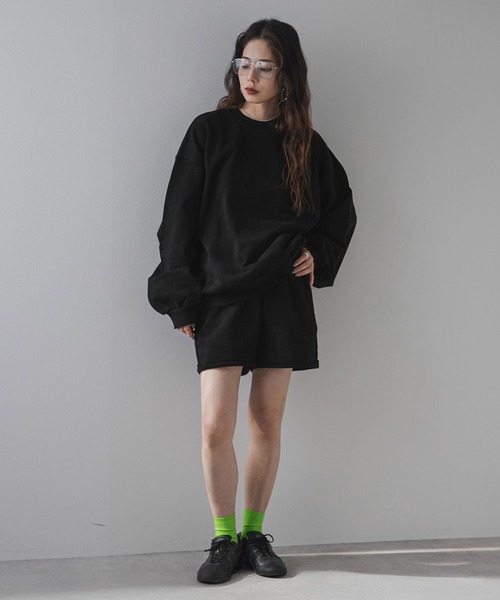 bohmal(ボマール)の「【ユニセックスアイテム】ロングスウェット(Tシャツ/カットソー・レディース・グレー/ブラック・LARGE/MEDIUM)」の15枚目の写真