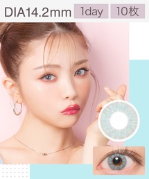 CHOUCHOU（チュチュ）の「#CHOUCHOU 1day ベイビーブルー （10枚入り）（コンタクトレンズ・カラコン）」