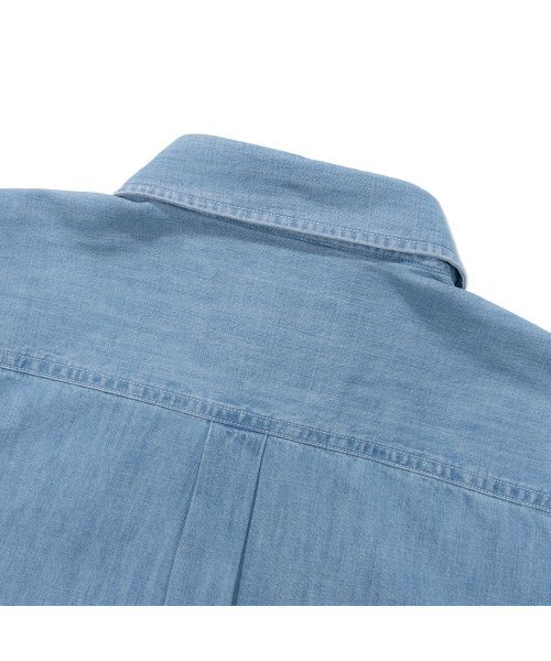 PRODESHIRT（プロデシャツ）の「[コンフォート] ナチュラルデニムワークシャツ (ライトブルー)（シャツ/ブラウス・メンズ・その他・L/M/XL）」の3枚目の写真