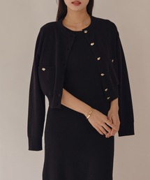 ACYM（アシーム）の「ポイントボタンニットカーディガン（カーディガン/ボレロ）」