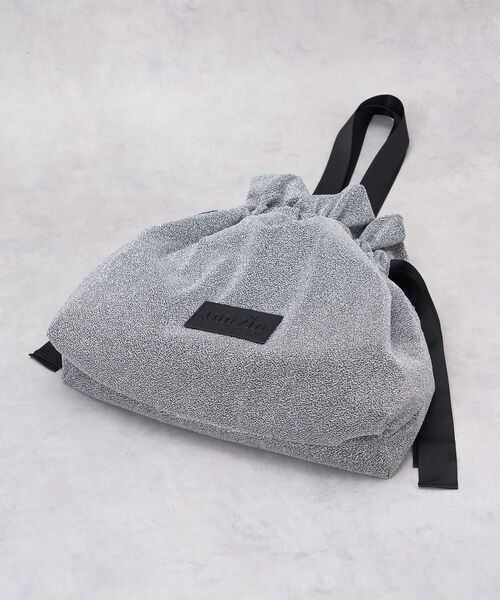 LANVIN en Bleu(ランバンオンブルー)の「ラメグログランギャザーバッグ(トートバッグ・レディース・ブラウン/シルバー/ブラック・FREE)」の6枚目の写真