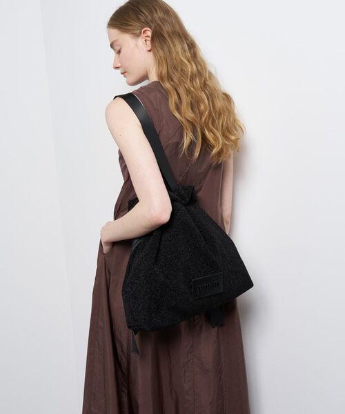 LANVIN en Bleu(ランバンオンブルー)の「ラメグログランギャザーバッグ(トートバッグ・レディース・ブラウン/シルバー/ブラック・FREE)」の16枚目の写真