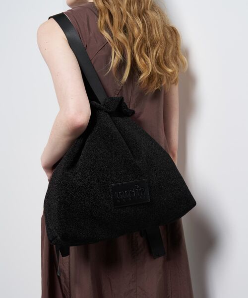 LANVIN en Bleu(ランバンオンブルー)の「ラメグログランギャザーバッグ(トートバッグ・レディース・ブラウン/シルバー/ブラック・FREE)」の17枚目の写真