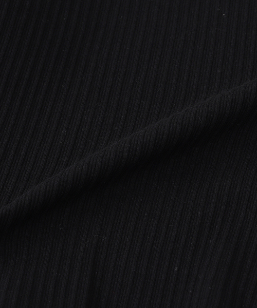 Jieda（ジエダ）の「JIEDA / ジエダ VINTAGE LIGHT RIB HENRY NECK L/S（Tシャツ/カットソー・メンズ・グレー/ブラック・1）」の6枚目の写真