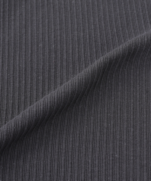 Jieda（ジエダ）の「JIEDA / ジエダ VINTAGE LIGHT RIB HENRY NECK L/S（Tシャツ/カットソー・メンズ・グレー/ブラック・1）」の7枚目の写真