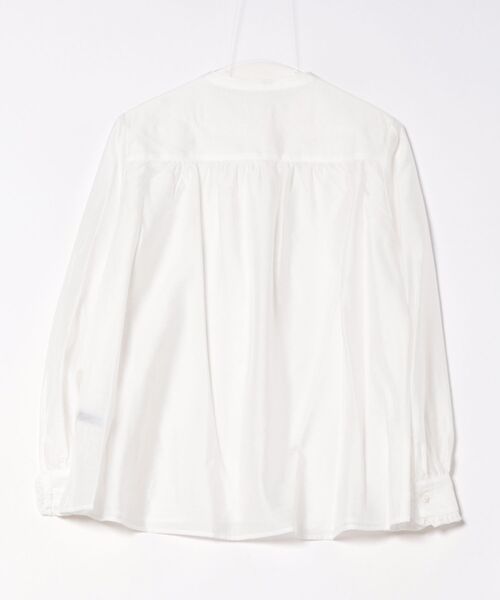 Gready Brilliant（グレディブリリアン）の「フロントフリルスタンドネックブラウス（シャツ/ブラウス・レディース・ブラック/オフホワイト/ミント・38）」の10枚目の写真