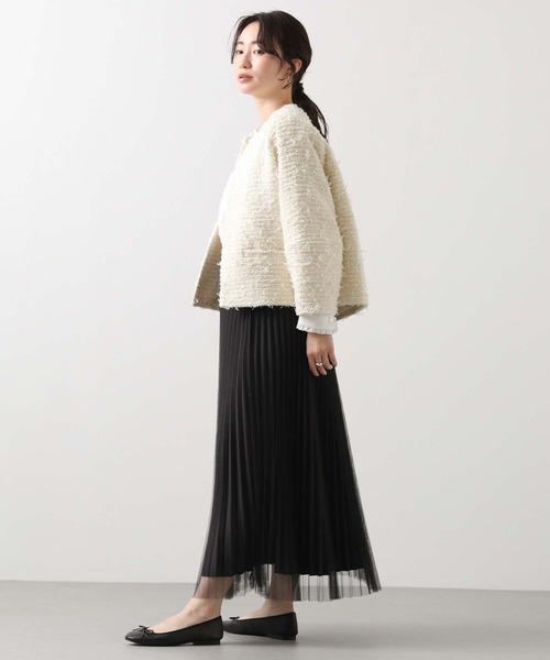 Gready Brilliant（グレディブリリアン）の「フロントフリルスタンドネックブラウス（シャツ/ブラウス・レディース・ブラック/オフホワイト/ミント・38）」の21枚目の写真