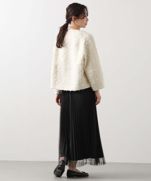 Gready Brilliant（グレディブリリアン）の「フロントフリルスタンドネックブラウス（シャツ/ブラウス・レディース・ブラック/オフホワイト/ミント・38）」の22枚目の写真