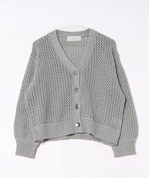 HELIOPOLE | MESH KNIT CARDIGAN(ニット/セーター)