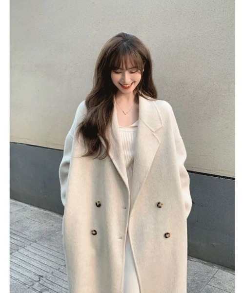 Ritzy(リッツィー)の「大人気裏起毛 ロングコート(その他アウター・レディース・ブラック/グレー/ホワイト・M)」の6枚目の写真