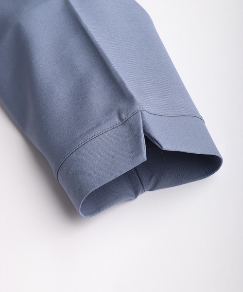 WESTSEA(ウエストシー)の「ドルマンスリーブ スキッパーシャツ 7分袖 ルーズシルエット 無地(シャツ/ブラウス・メンズ・ブルーグレー/ブラック/ホワイト/テラコッタ・M/L)」の12枚目の写真