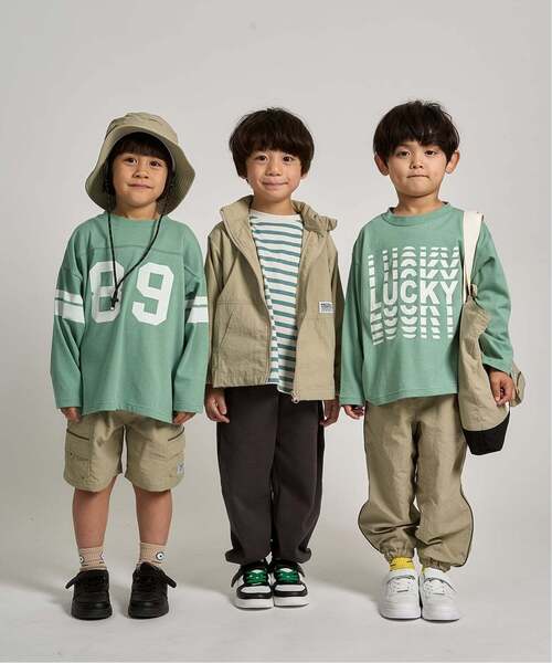 b・ROOM(ビールーム)の「【防汚・速乾・型崩れしない】【ムテキT】選べる4パターン8色プリントTシャツ【子供服】【キッズ】【男の子】【女の子】(Tシャツ/カットソー・キッズ・ブラック/アイボリー/レッド系その他/レンガ/ネイビー/ターコイズブルー/グリーン系その他/トップグレー・150cm/110cm/130cm/120cm/140cm/90cm/100cm)」の12枚目の写真