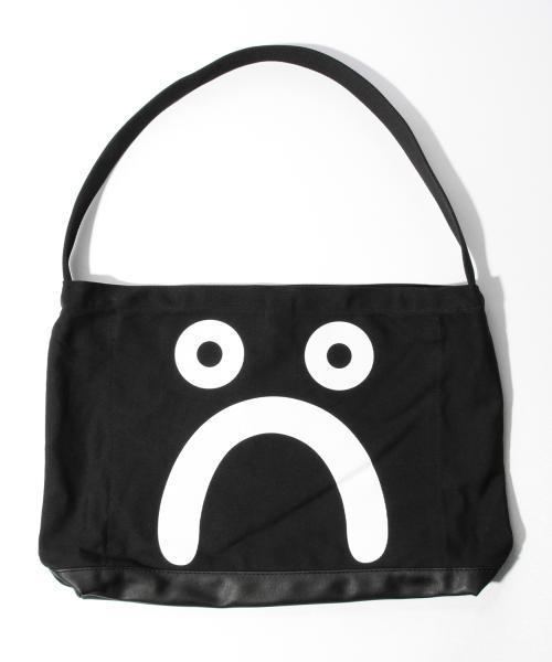 BEAMS（ビームス）の「POLAR / HapySad トートバッグ（トートバッグ・メンズ・ブラック・ONE SIZE）」の2枚目の写真