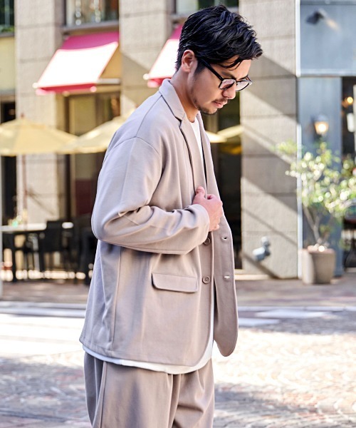 CavariA(キャバリア)の「『CavariA/キャバリア』TCダンボールワイドセットアップ(セットアップ・メンズ・ブルーグレー/ブラック/グレイッシュベージュ/ベージュ/ネイビー・XL/L/M)」の15枚目の写真