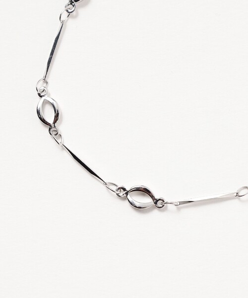 BEAMS HEART(ビームスハート)の「バーチェーン ネックレス(リング・レディース・シルバー/ゴールド・ONE SIZE)」の3枚目の写真
