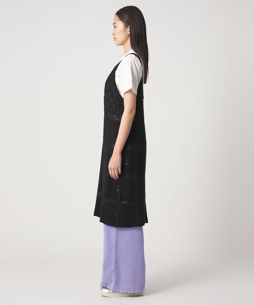 CITEN（シテン）の「＜CITEN＞レースアミニットワンピース（ワンピース・レディース・ホワイト/ブラック・FREE）」の8枚目の写真