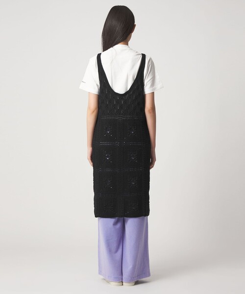 CITEN（シテン）の「＜CITEN＞レースアミニットワンピース（ワンピース・レディース・ホワイト/ブラック・FREE）」の9枚目の写真