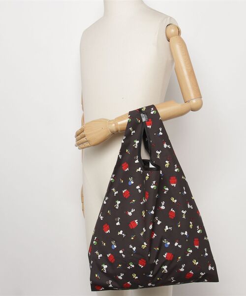 FRUIT OF THE LOOM(フルーツオブザルーム)の「【FRUIT OF THE LOOM/フルーツオブザルーム】FRUIT OF THE LOOM x PEANUTS エコバッグS1(エコバッグ/サブバッグ・レディース・アイボリー/チャコールグレー・FREE)」の7枚目の写真