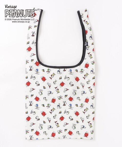 FRUIT OF THE LOOM(フルーツオブザルーム)の「【FRUIT OF THE LOOM/フルーツオブザルーム】FRUIT OF THE LOOM x PEANUTS エコバッグS1(エコバッグ/サブバッグ・レディース・アイボリー/チャコールグレー・FREE)」の12枚目の写真