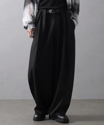 welise | 【welise/ウェライズ】スウェイングドレープクロス ウエストオーバータック ワイドカーブスラックス(スラックス)