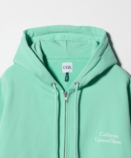 California General Store（California General Store）の「＜CGS.＞オーガニックコットン スウェット ジップ パーカー（パーカー・メンズ・ロイヤルブルー/ライム/ホワイト・L/S/M）」の18枚目の写真