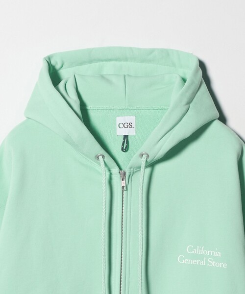 California General Store(California General Store)の「<CGS.>オーガニックコットン スウェット ジップ パーカー(パーカー・メンズ・ロイヤルブルー/ライム/ホワイト・L/S/M)」の10枚目の写真