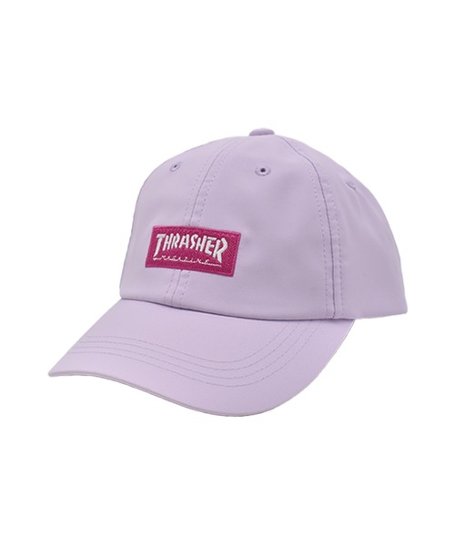 THRASHER(スラッシャー)の「THRASHER/スラッシャー キッズ キャップ ワンポイント ロゴ 26TH-C04K(キャップ・キッズ・ライム/ライトパープル/ブラック・YOUTH)」の3枚目の写真