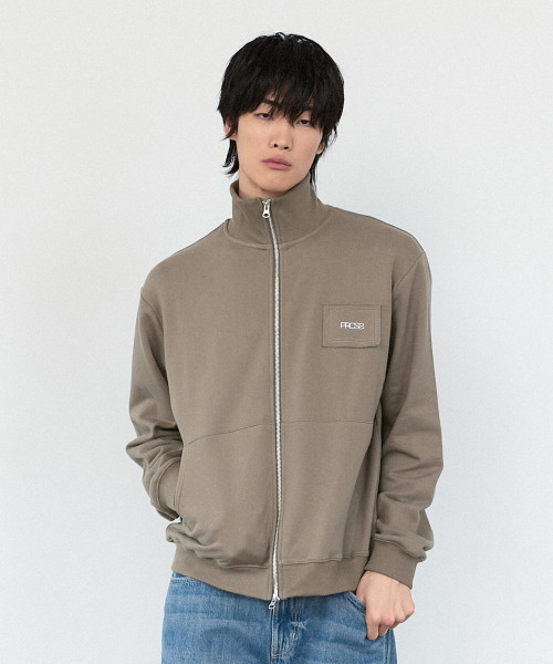 PROCESS(プロセス)の「Sporty Track Jacket - Khaki(ナイロンジャケット・メンズ・その他・FREE)」の1枚目の写真