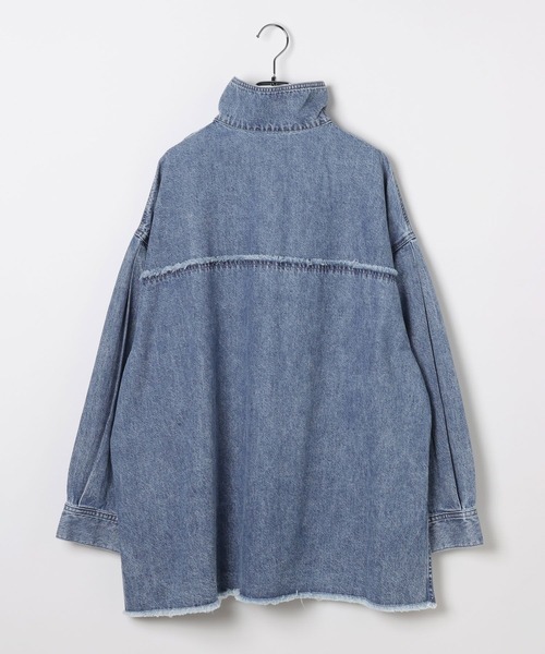 LEPSIM（レプシィム）の「デニム襟付きプルオーバー　629898（シャツ/ブラウス・レディース・ベージュ/ピンク/ブルー・FREE）」の10枚目の写真