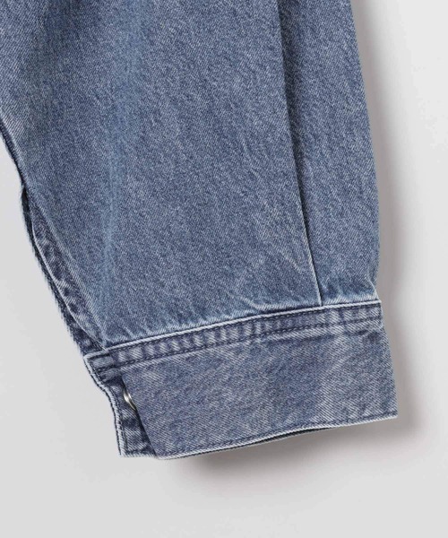 LEPSIM（レプシィム）の「デニム襟付きプルオーバー　629898（シャツ/ブラウス・レディース・ベージュ/ピンク/ブルー・FREE）」の13枚目の写真