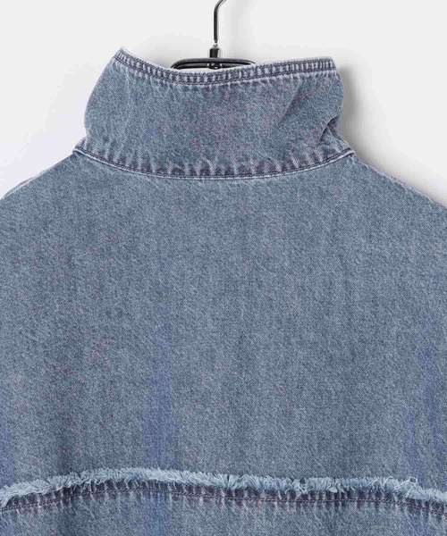 LEPSIM（レプシィム）の「デニム襟付きプルオーバー　629898（シャツ/ブラウス・レディース・ベージュ/ピンク/ブルー・FREE）」の16枚目の写真