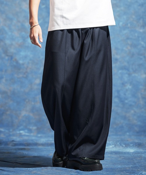 Jih Nunc(ジーヌンク)の「mp14620-ストレッチワイドバルーンパンツ(JIH-R1178)(その他パンツ・メンズ・ネイビー/ブラック/グレー・S/M/L)」の3枚目の写真